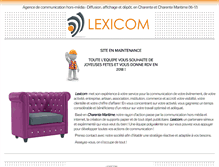 Tablet Screenshot of lexicom.fr