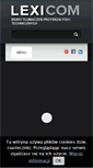 Mobile Screenshot of lexicom.pl