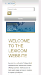 Mobile Screenshot of lexicom.org