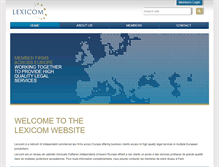 Tablet Screenshot of lexicom.org